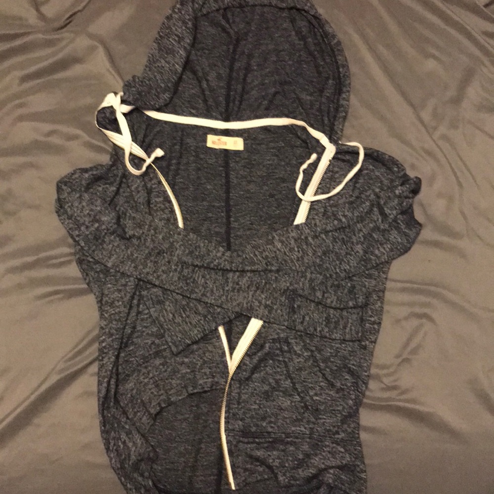Female full zip holister hoodie